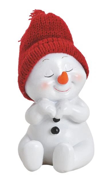Schneemann mit Mütze aus PolyIII 9x8x11cm.jpeg