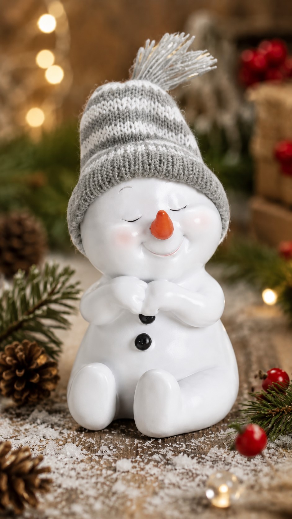 Schneemann mit Mütze aus Poly G 9x8x11cm.jpeg